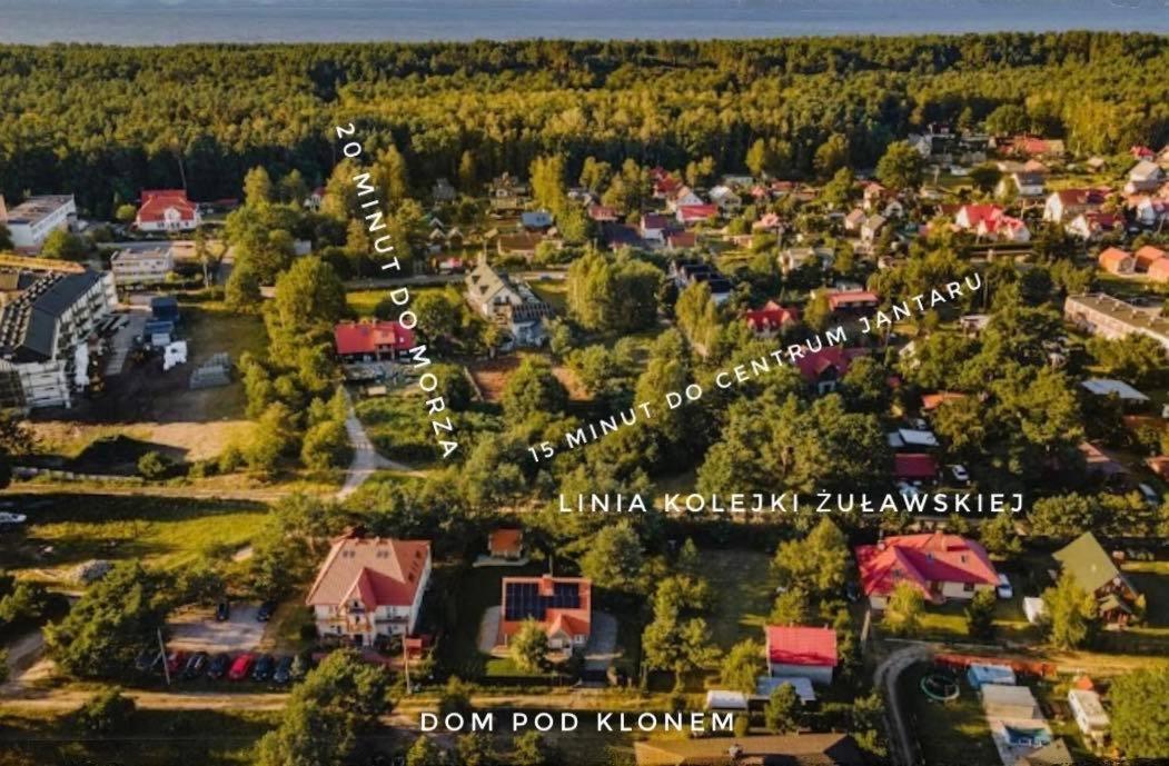 Willa Dom pod Klonem Jantar Zewnętrze zdjęcie